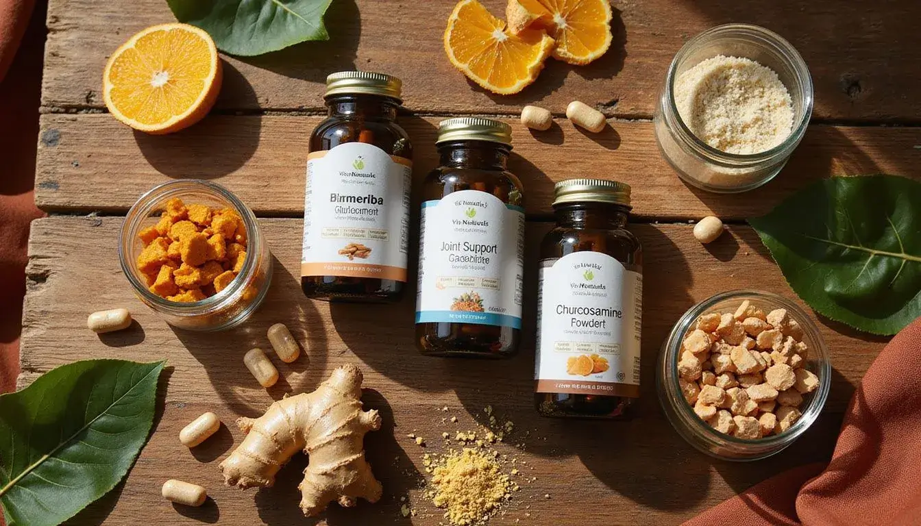 viva naturals joint support supplement bottle